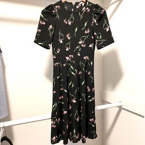 Floral Midi H&M size 2 Classic Dress